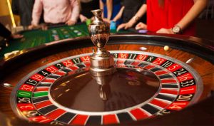 Van de bank winnen bij roulette