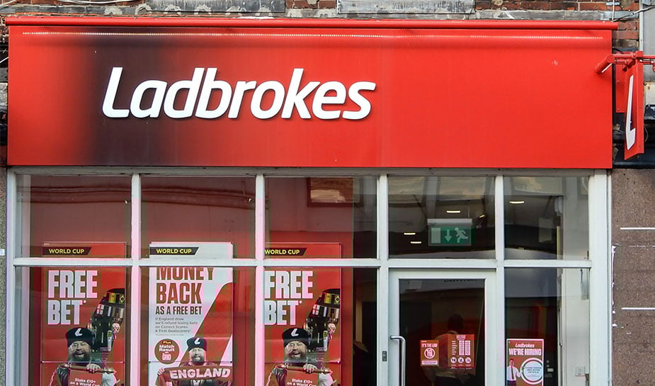 ladbrokes voorkant winkel