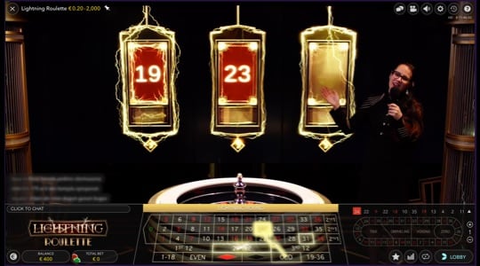 De Lightning Numbers worden geselecteerd