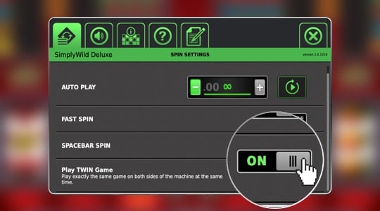 Twinplayer modus aan- of uitzetten