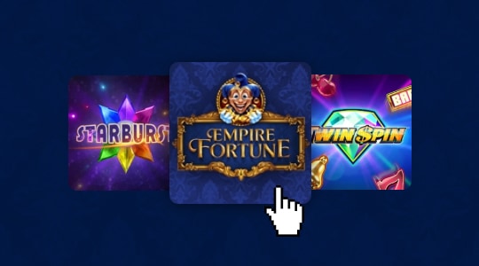 Zoek het Empire slot op