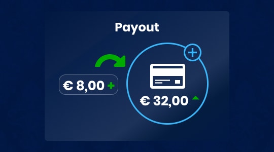 Laat het prijzengeld uitbetalen