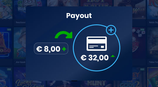 In je gewonnen geldbedrag