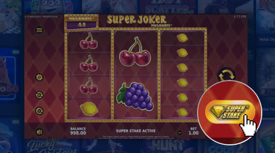 Activeer de Super Stake 