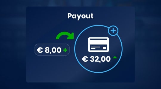 Laat het geld uitbetalen