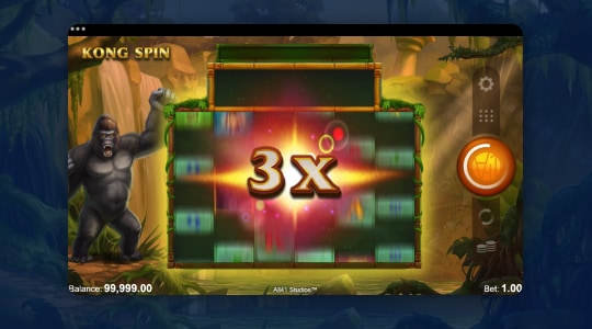Vermenigvuldig met de Kong Spin