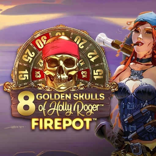 8 Golden Skulls of Holly Roger Megaways