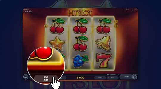 Inzet bepalen per spin 