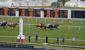 Historische paarden renbaan Arlington gesloten