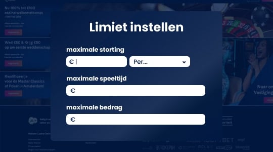 Limieten instellen