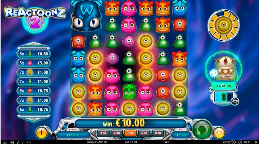 Reactoonz 2 Slot | Populair vervolg op Reactoonz! Lees verder!☑️