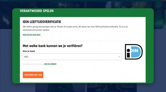 Bankgegevens invullen
