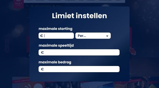 Limieten instellen