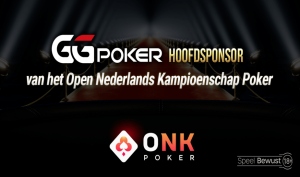 GGPoker hoofdsponsor van het ONK Poker