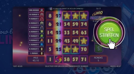 De spins starten