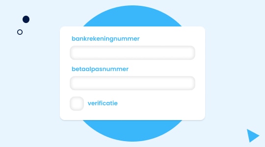 Bankgegevens invullen