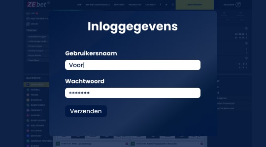 Inloggegevens bepalen