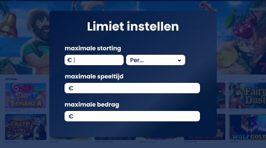 Limieten instellen