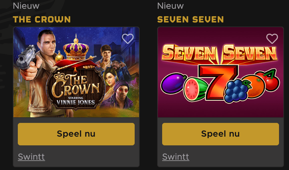 Spellen Van Swintt Beschikbaar Bij Het Fair Play Casino Online