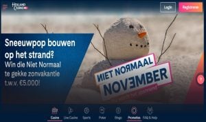 Holland Casino Online presenteert de NIET NORMAAL prijzentrekking