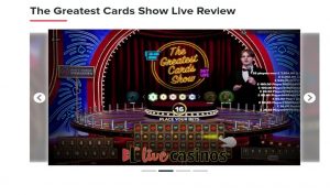 Playtech presenteert The Greatest Cards Show Live
