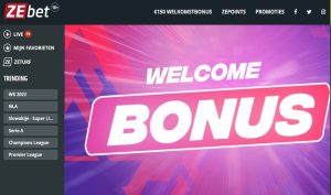 ZEbet kiest voor een verdubbeling van de welkomstbonus