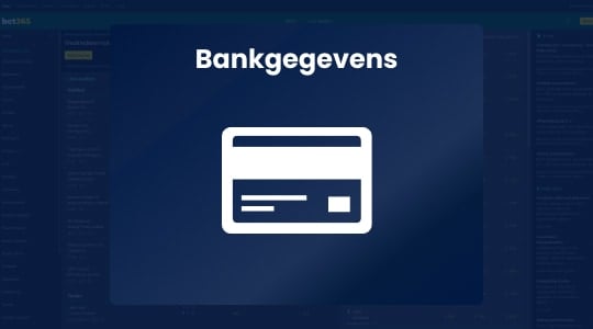 Bankgegevens invoeren
