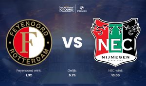 Koploper Feyenoord krijgt NEC op bezoek in De Kuip