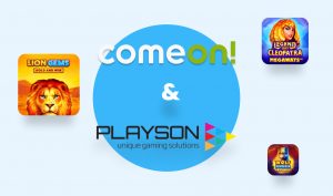 Playson toegevoegd aan het spelaanbod van het ComeOn Casino