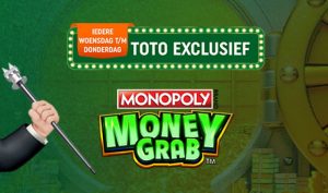 TOTO Casino presenteert Monopoly Money Grab promotie