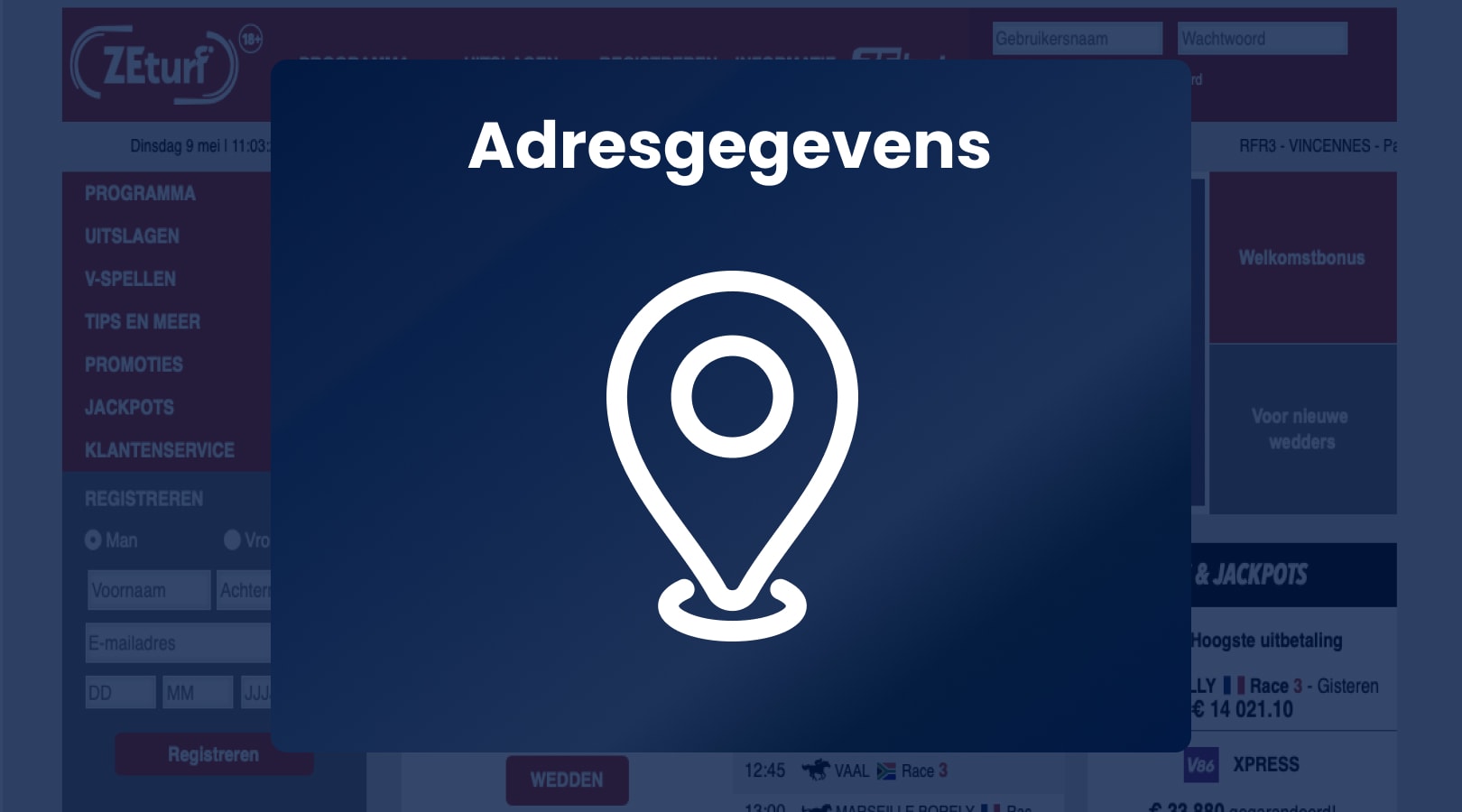 Adresgegevens 