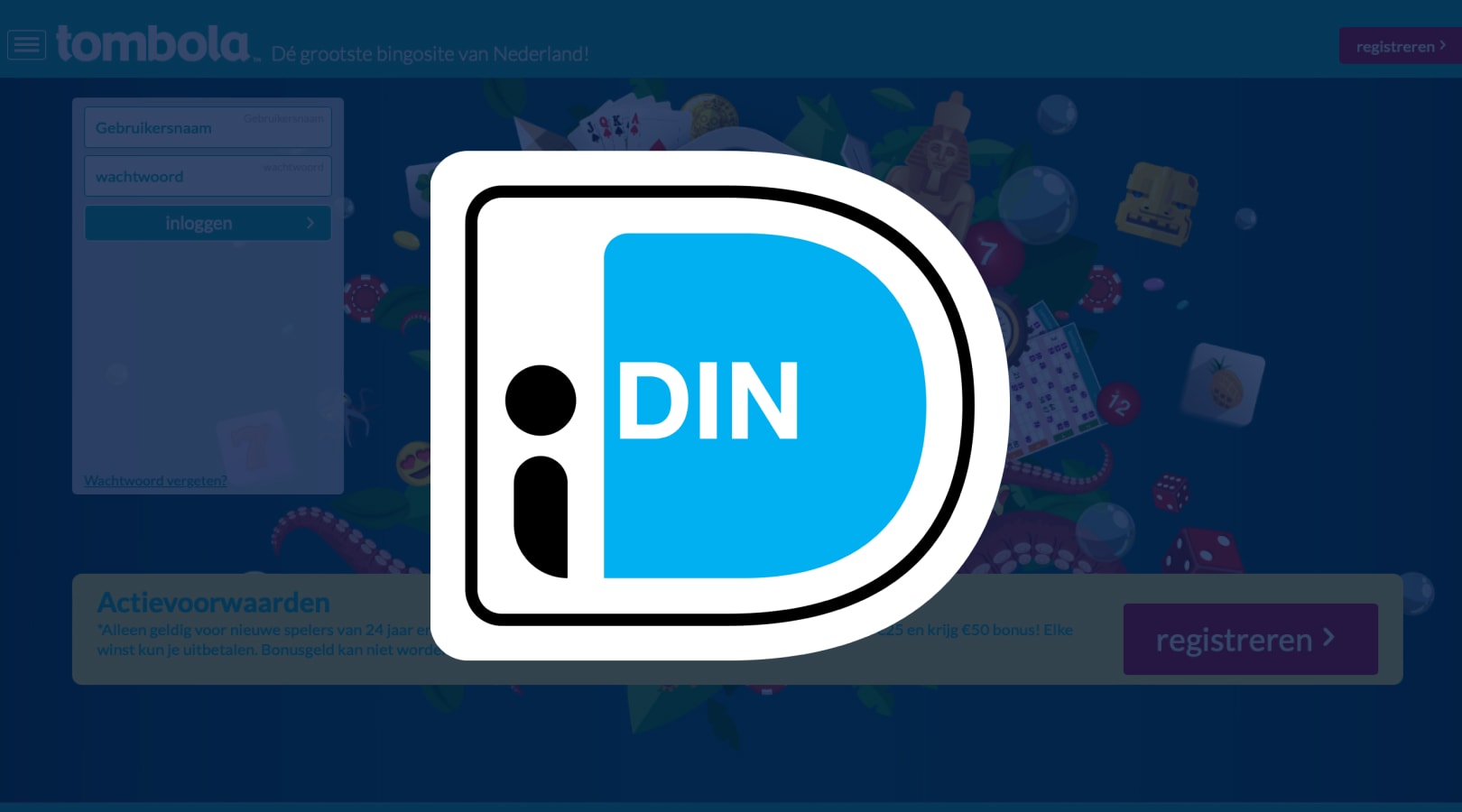 Leeftijdscontrole met iDIN