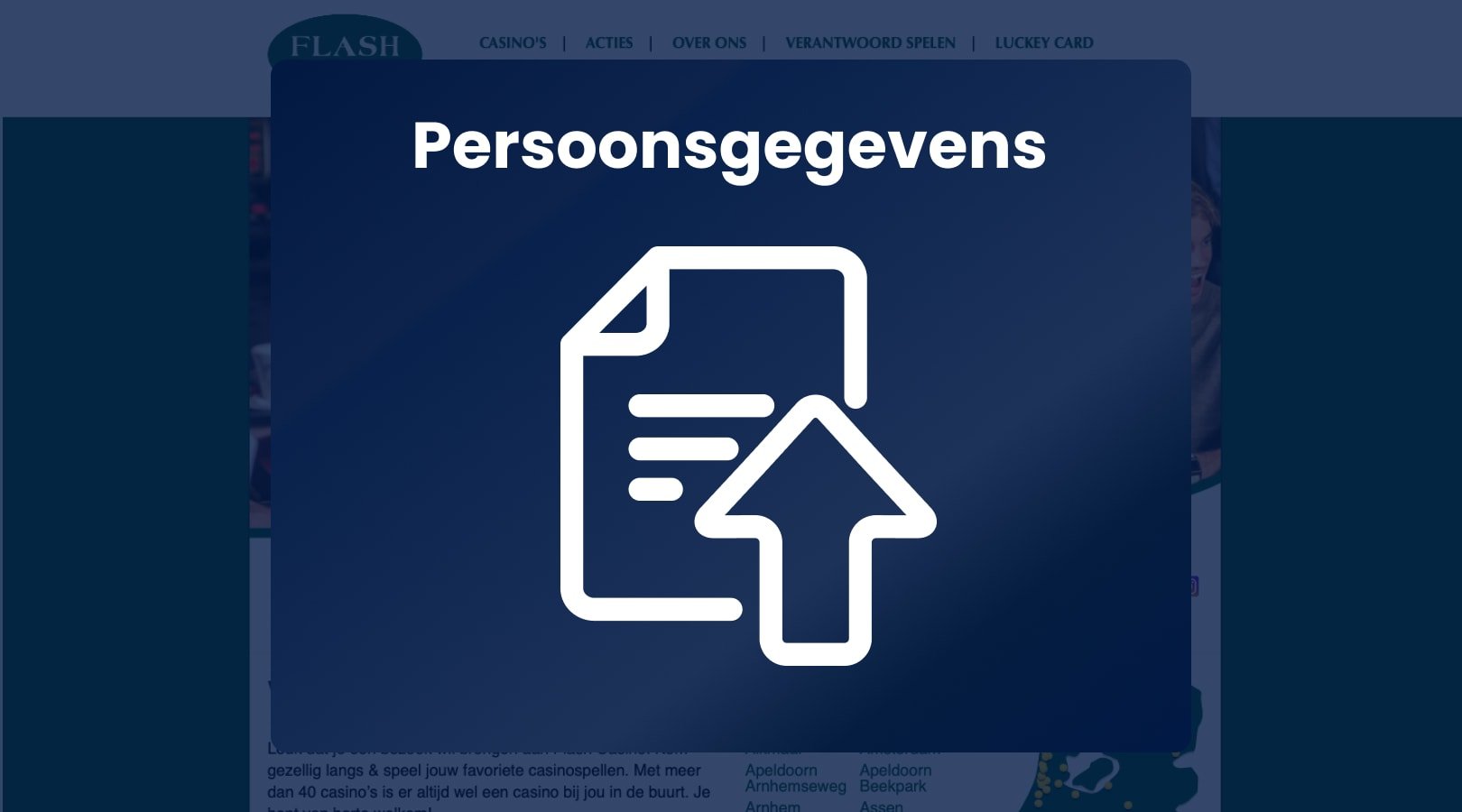 Aanvullen persoonsgegevens 