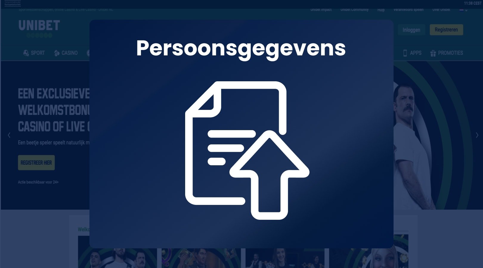 Persoonsgegevens aanvullen 