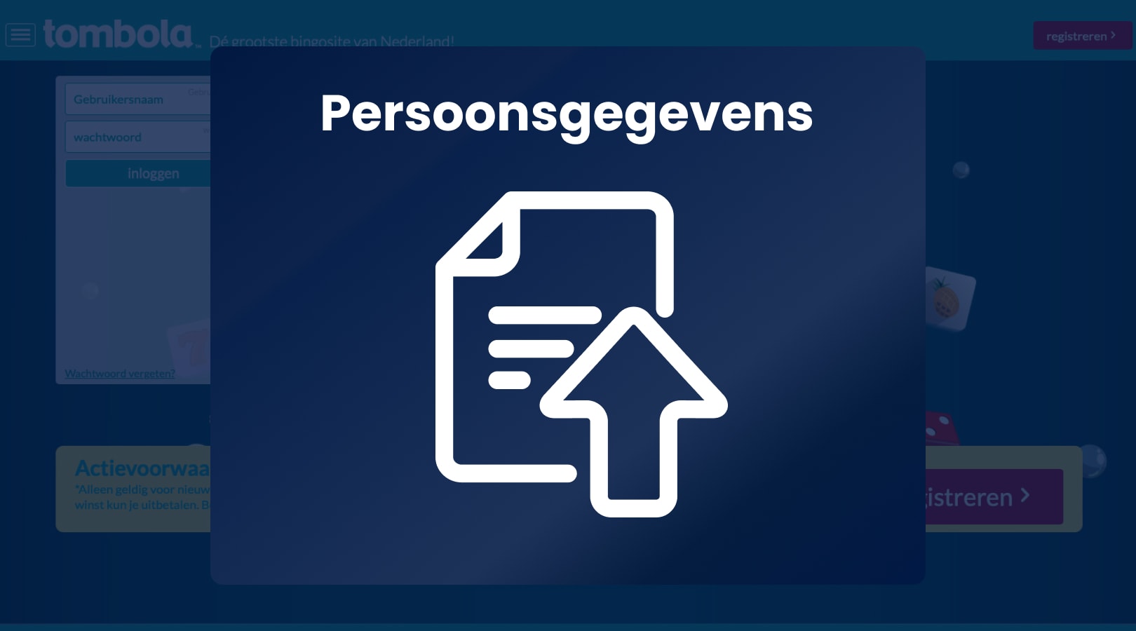 Persoonsgegevens delen