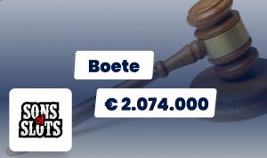 Sons of Slots krijgt boete van € 2 miljoen opgelegd
