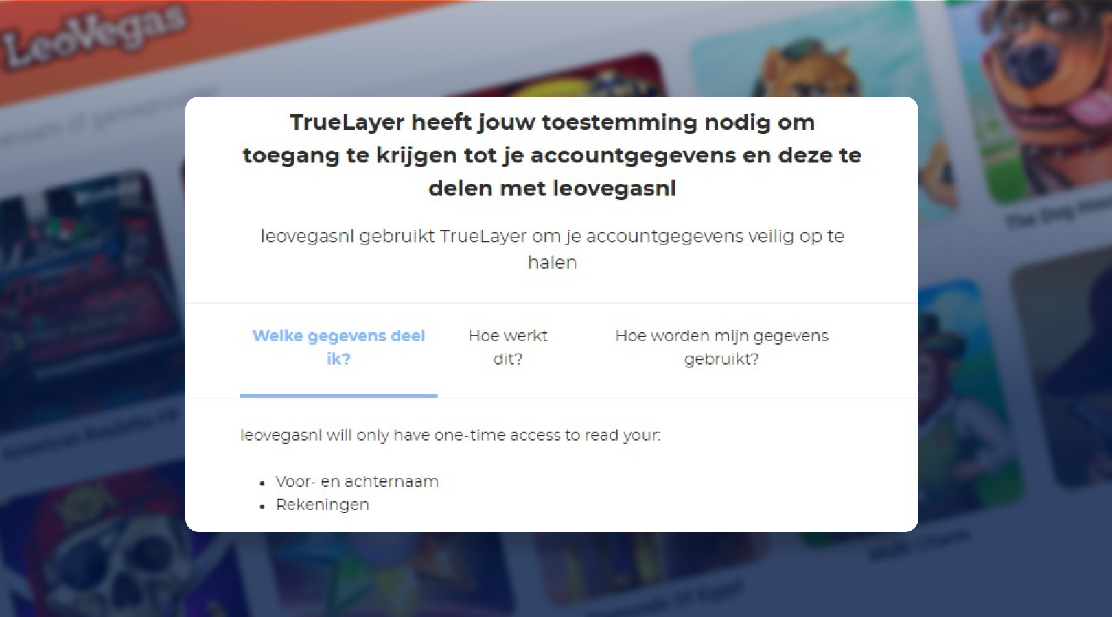 TrueLayer wil toestemming voor een aantal zaken