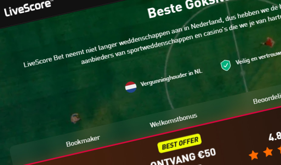 LiveScore Bet definitief gestopt in Nederland
