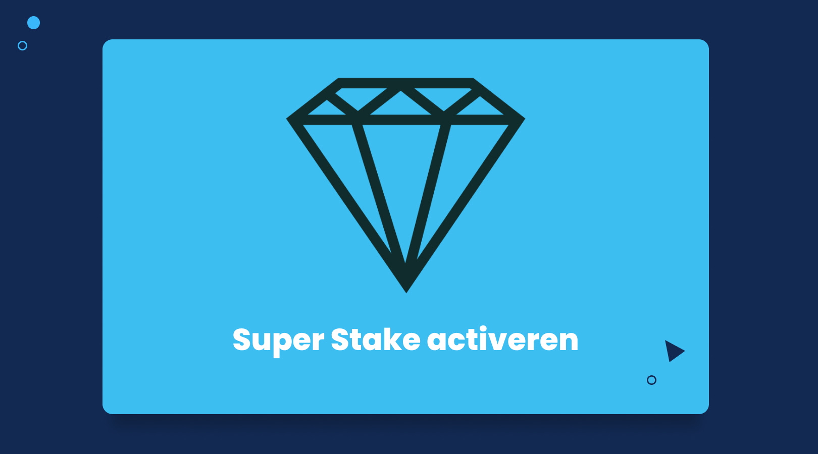 Super Stake activeren
